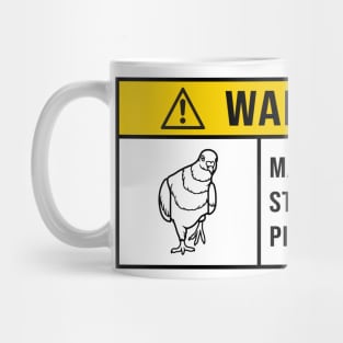 Warning May Spontaneously Start Talking About Pigeons - Gift for Pigeon Lovers Mug